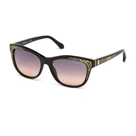 roberto cavalli black cat eye sunglasses